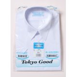 TOKYOGOOD男子半袖スクールワイシャツ（A体）　白