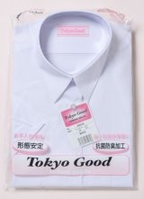 TOKYOGOOD女子半袖スクールワイシャツ（B体）白
